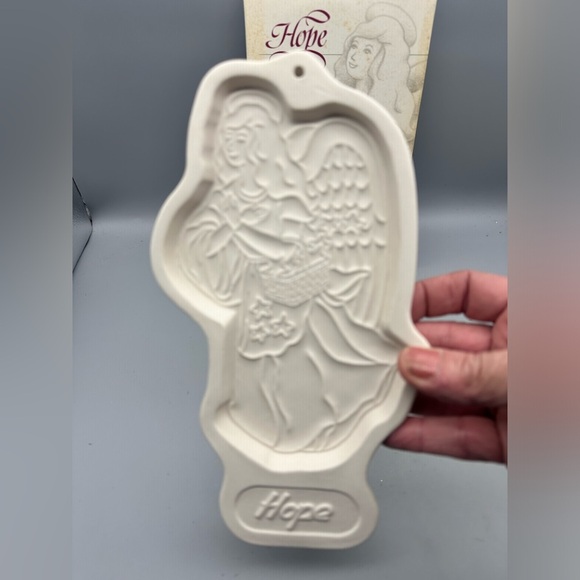 Longaberger Pottery 1994 Angel Series Cookie Mold - Picture 1 of 8